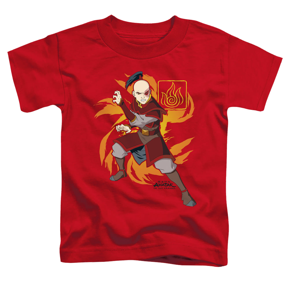Avatar The Last Airbender Zuko Flame Burst - Toddler T-Shirt Toddler T-Shirt Avatar The Last Airbender