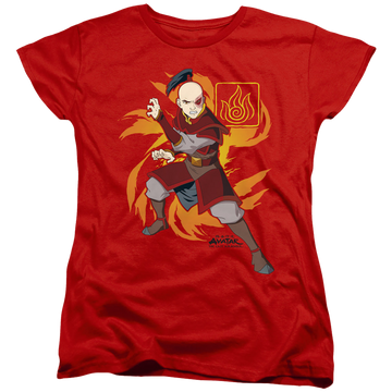 Avatar The Last Airbender Zuko Flame Burst - Women's T-Shirt Women's T-Shirt Avatar The Last Airbender