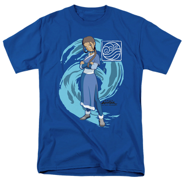 Avatar The Last Airbender Katara Water Wave - Men's Regular Fit T-Shirt Men's Regular Fit T-Shirt Avatar The Last Airbender