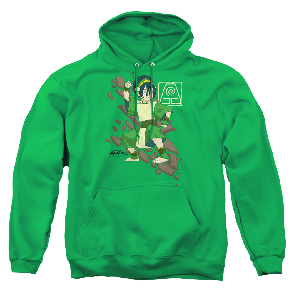 Avatar The Last Airbender Toph Rock Slide - Pullover Hoodie Pullover Hoodie Avatar The Last Airbender