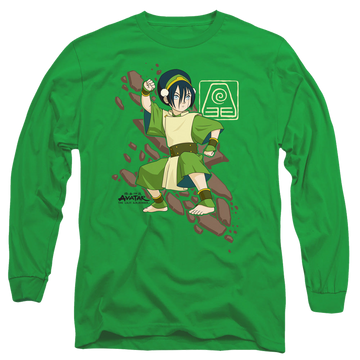 Avatar The Last Airbender Toph Rock Slide - Men's Long Sleeve T-Shirt Men's Long Sleeve T-Shirt Avatar The Last Airbender