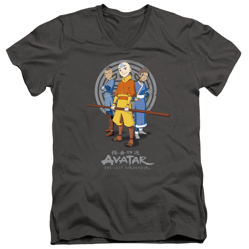 Avatar The Last Airbender Team Avatar - Men's V-Neck T-Shirt Men's V-Neck T-Shirt Avatar The Last Airbender