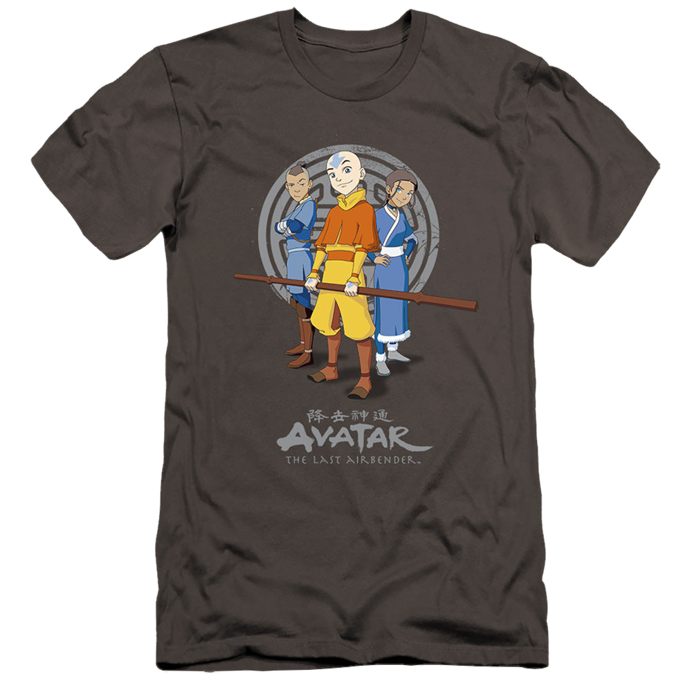 Avatar The Last Airbender Team Avatar - Men's Premium Slim Fit T-Shirt Men's Premium Slim Fit T-Shirt Avatar The Last Airbender