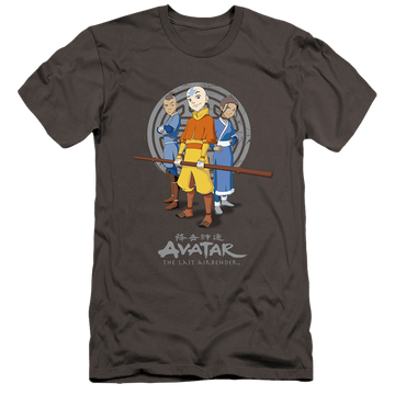 Avatar The Last Airbender Team Avatar - Men's Premium Slim Fit T-Shirt Men's Premium Slim Fit T-Shirt Avatar The Last Airbender