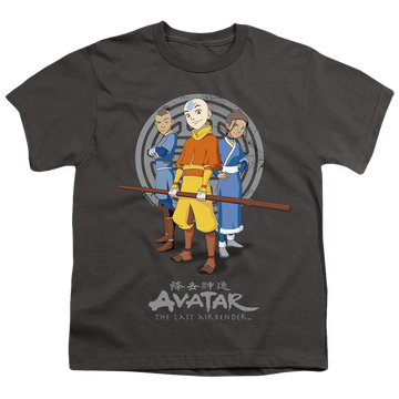 Avatar The Last Airbender Team Avatar - Youth T-Shirt Youth T-Shirt (Ages 8-12) Avatar The Last Airbender