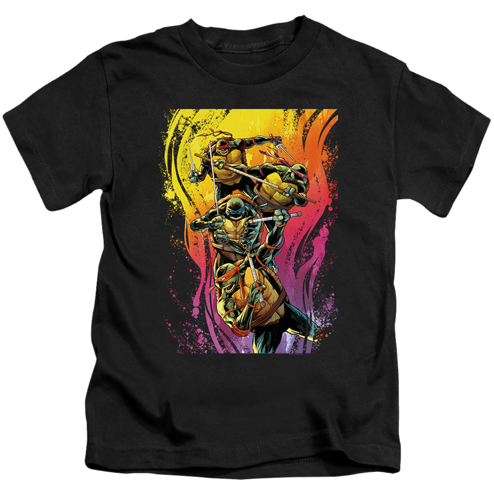 Teenage Mutant Ninja Turtles Hot Rainbow Warriors - Kid's T-Shirt Kid's T-Shirt (Ages 4-7) Teenage Mutant Ninja Turtles