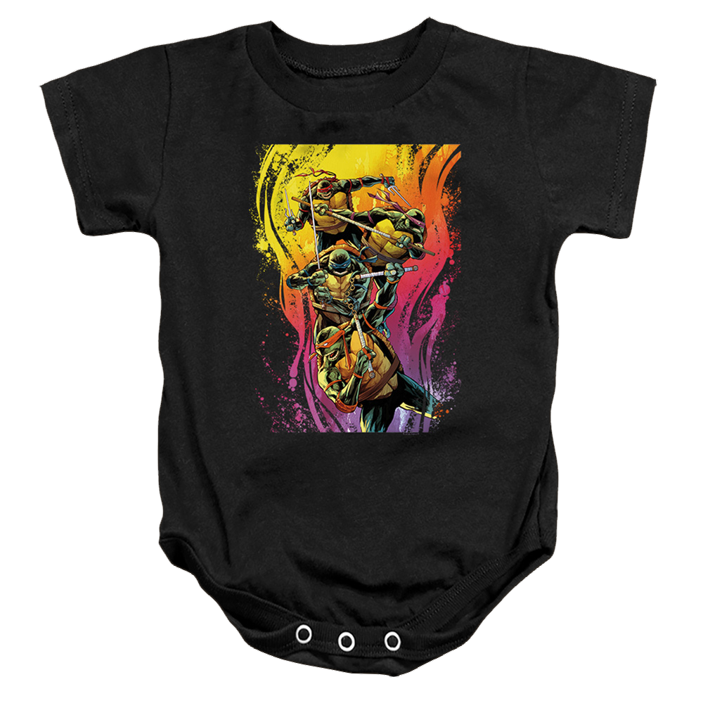 Teenage Mutant Ninja Turtles Hot Rainbow Warriors - Baby Bodysuit Baby Bodysuit Teenage Mutant Ninja Turtles