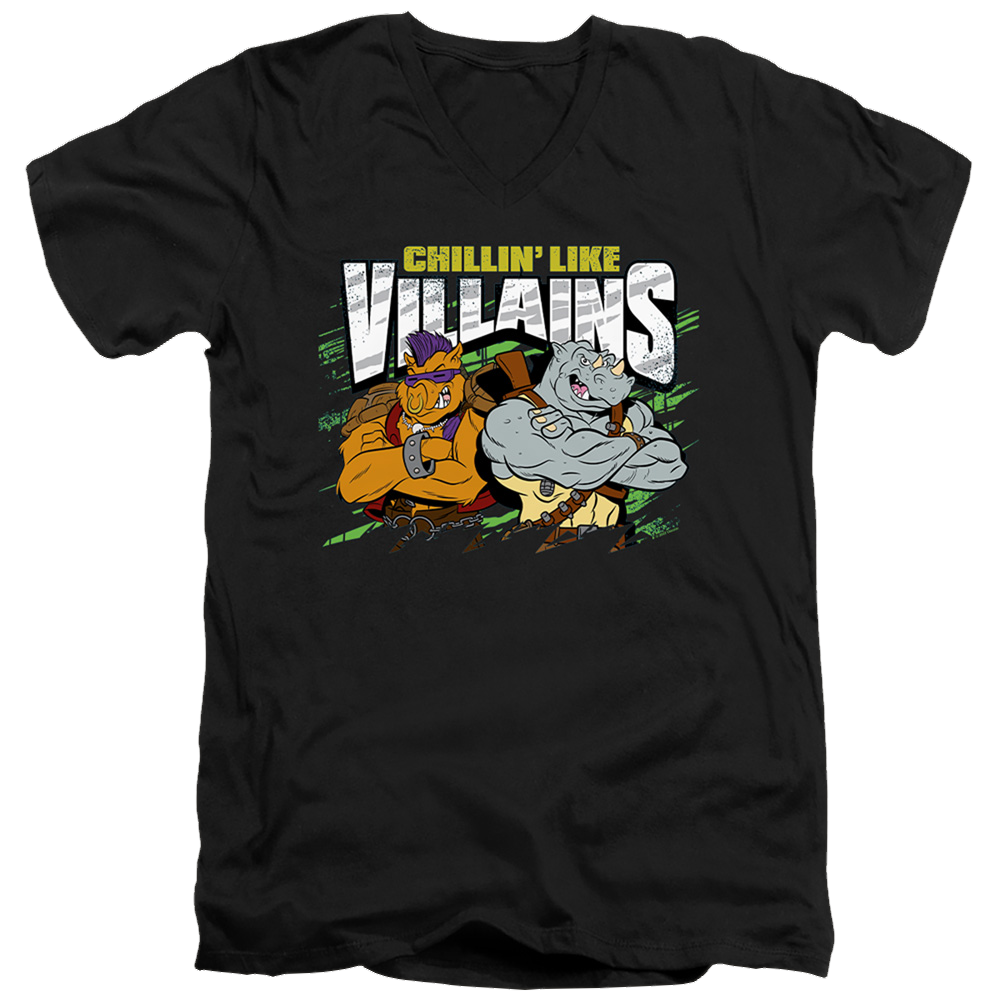 Teenage Mutant Ninja Turtles Chillin’ Like Villains - Men's V-Neck T-Shirt Men's V-Neck T-Shirt Teenage Mutant Ninja Turtles