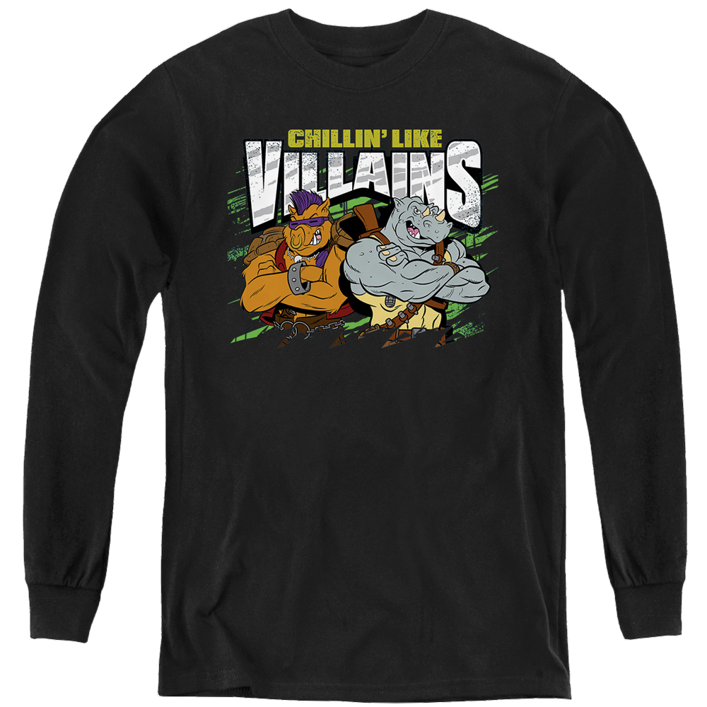 Teenage Mutant Ninja Turtles Chillin’ Like Villains - Youth Long Sleeve T-Shirt Youth Long Sleeve T-Shirt Teenage Mutant Ninja Turtles