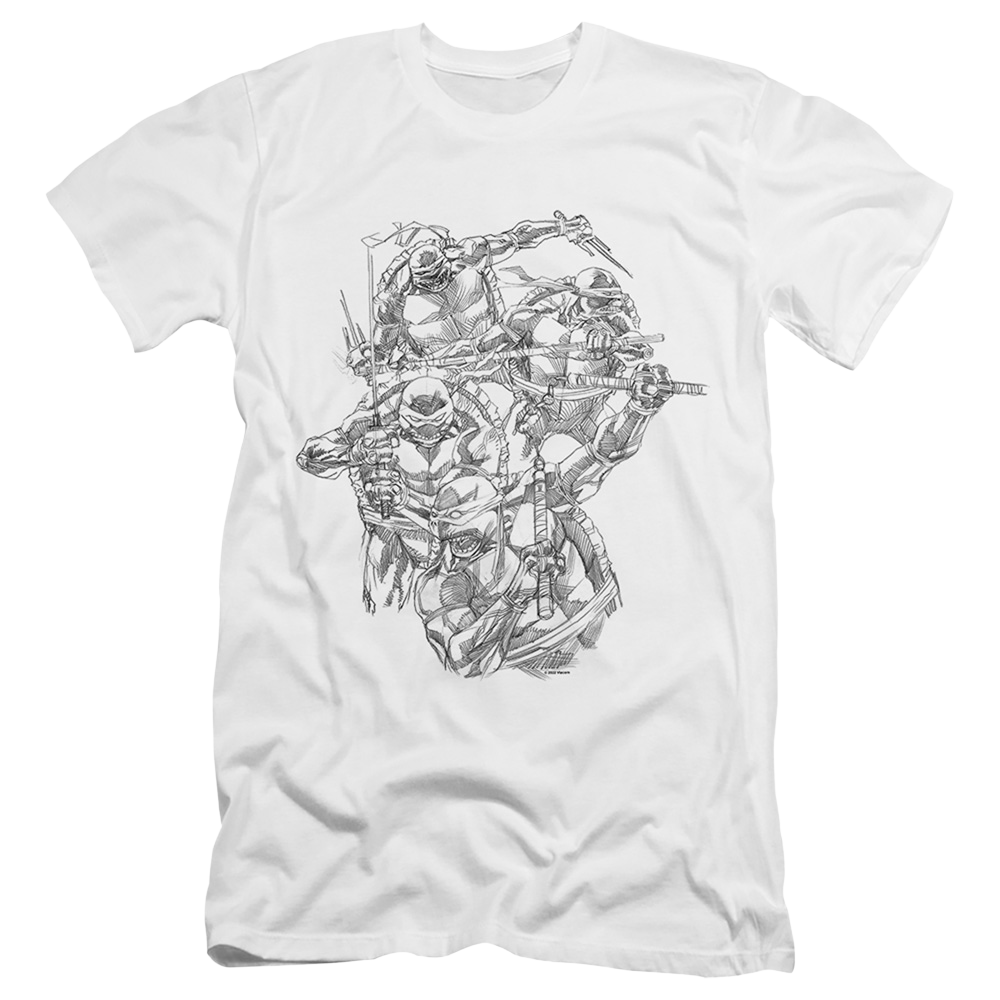 Teenage Mutant Ninja Turtles Shinobis - Men's Premium Slim Fit T-Shirt Men's Premium Slim Fit T-Shirt Teenage Mutant Ninja Turtles