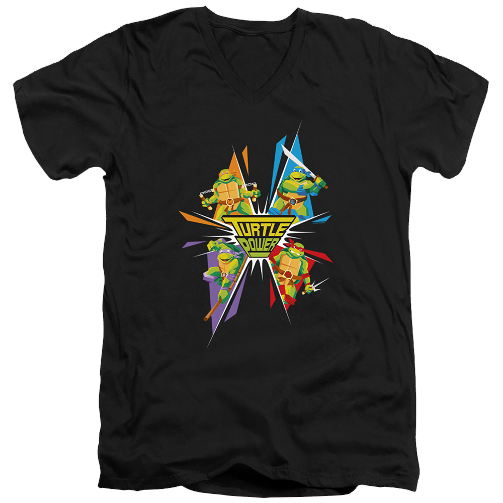 Teenage Mutant Ninja Turtles Turtle Power - Men's V-Neck T-Shirt Men's V-Neck T-Shirt Teenage Mutant Ninja Turtles