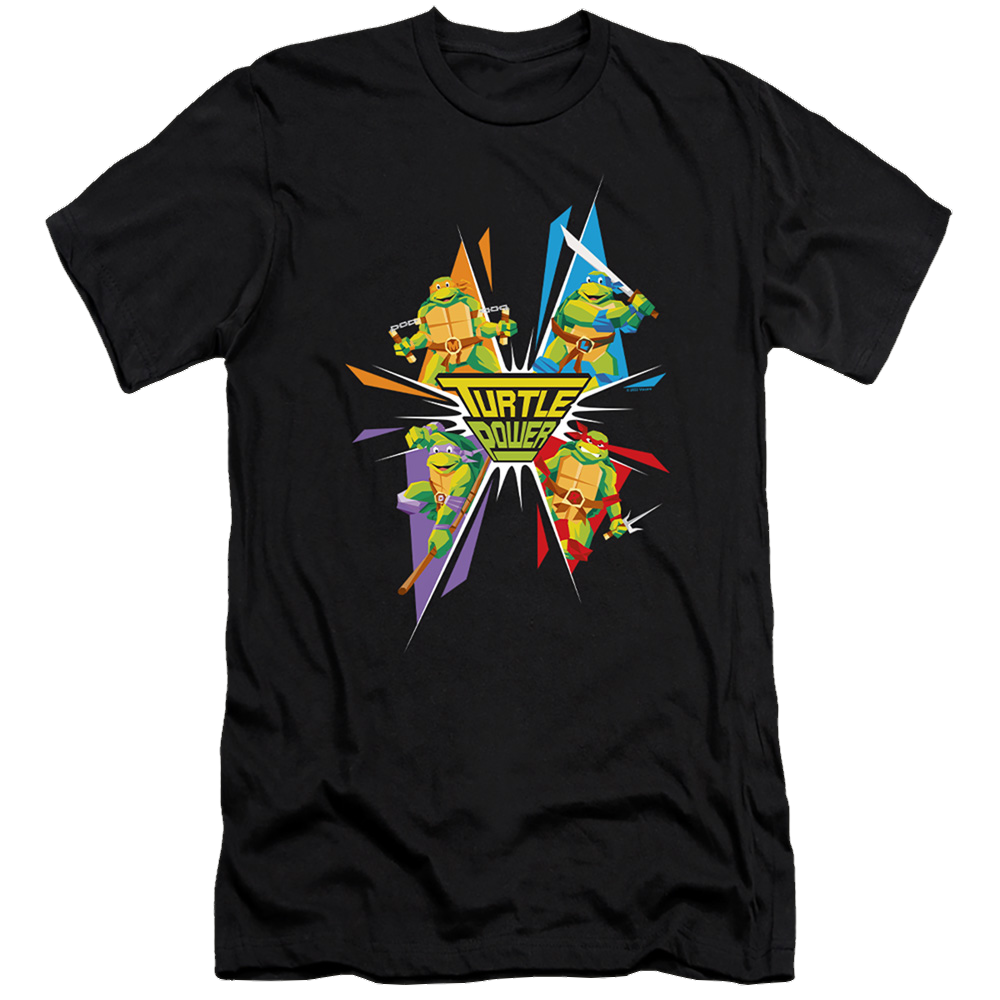 Teenage Mutant Ninja Turtles Turtle Power - Men's Premium Slim Fit T-Shirt Men's Premium Slim Fit T-Shirt Teenage Mutant Ninja Turtles