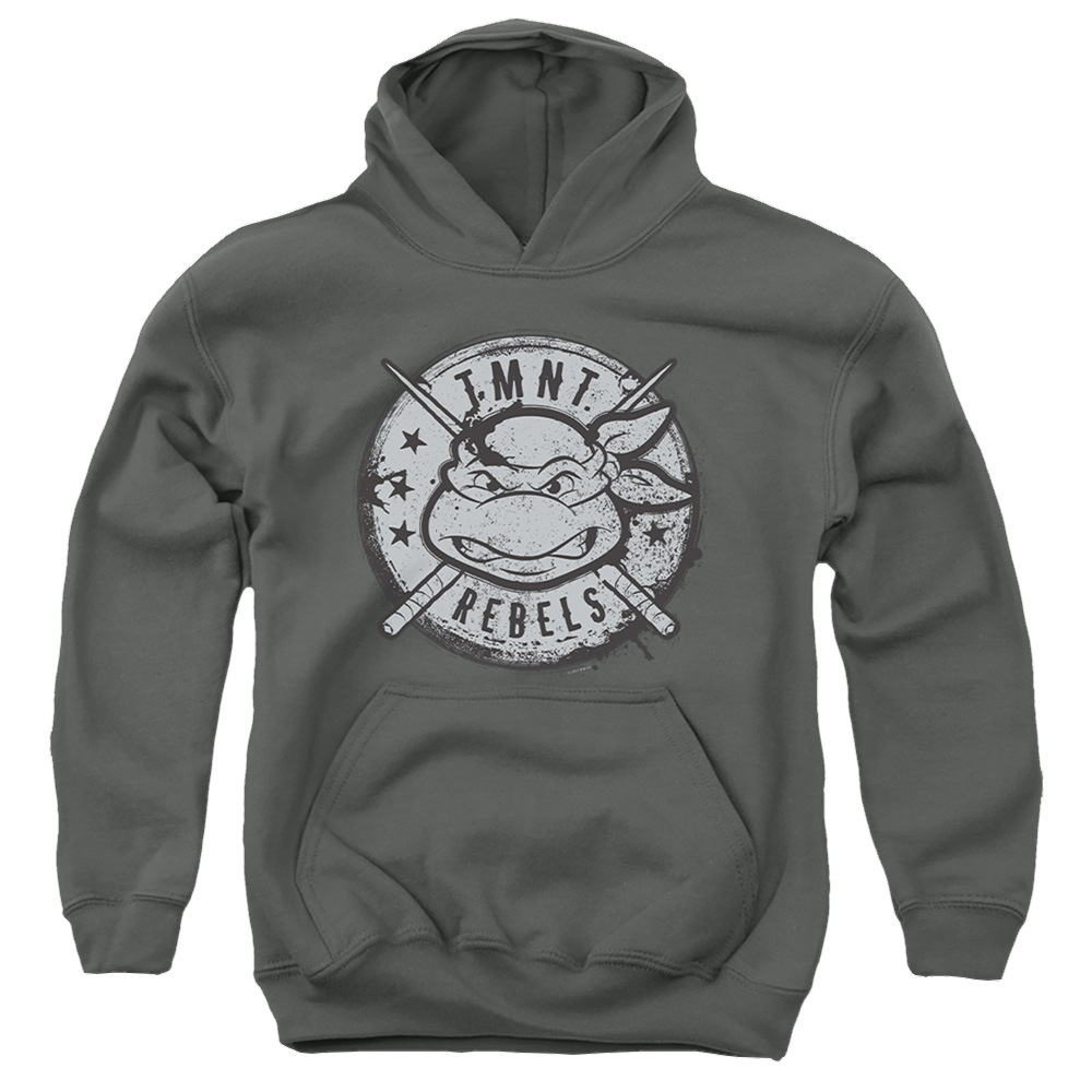 Teenage Mutant Ninja Turtles Rebels Distressed Logo - Youth Hoodie Youth Hoodie (Ages 8-12) Teenage Mutant Ninja Turtles
