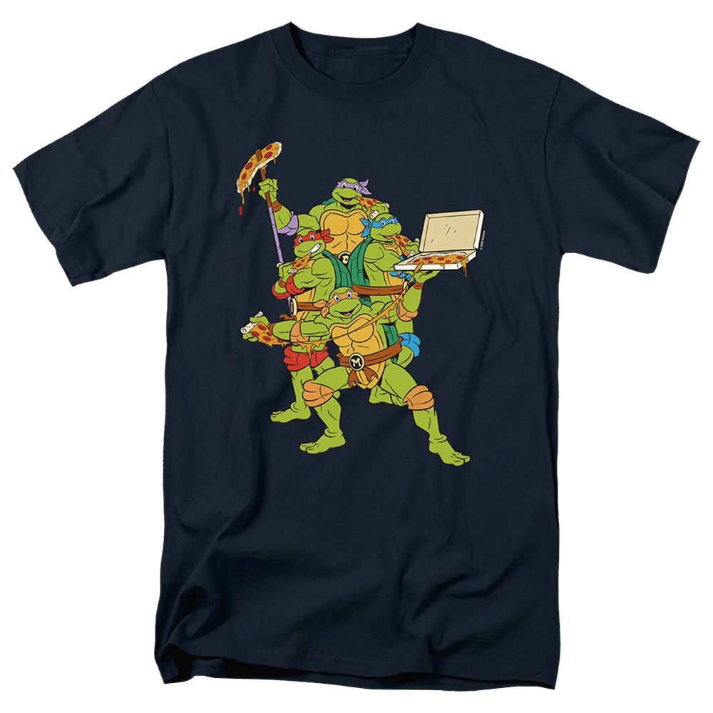 Teenage Mutant Ninja Turtles Pizza Party - Men's Regular Fit T-Shirt Men's Regular Fit T-Shirt Teenage Mutant Ninja Turtles