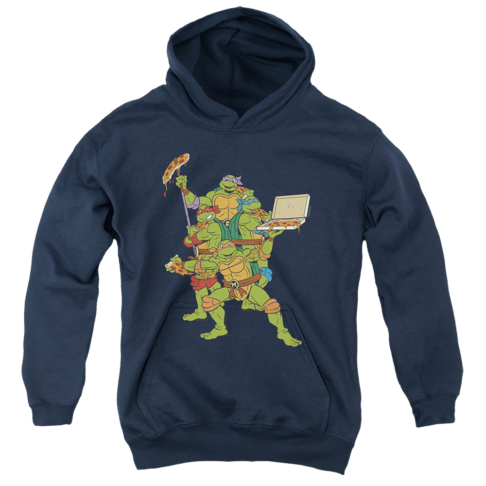 Teenage Mutant Ninja Turtles Pizza Party - Youth Hoodie Youth Hoodie (Ages 8-12) Teenage Mutant Ninja Turtles