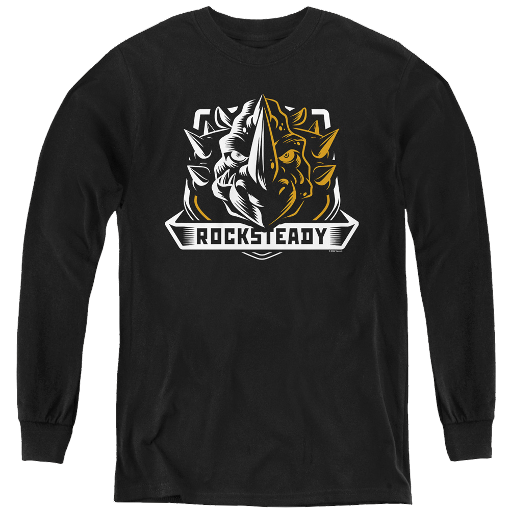 Teenage Mutant Ninja Turtles Rocksteady - Youth Long Sleeve T-Shirt Youth Long Sleeve T-Shirt Teenage Mutant Ninja Turtles