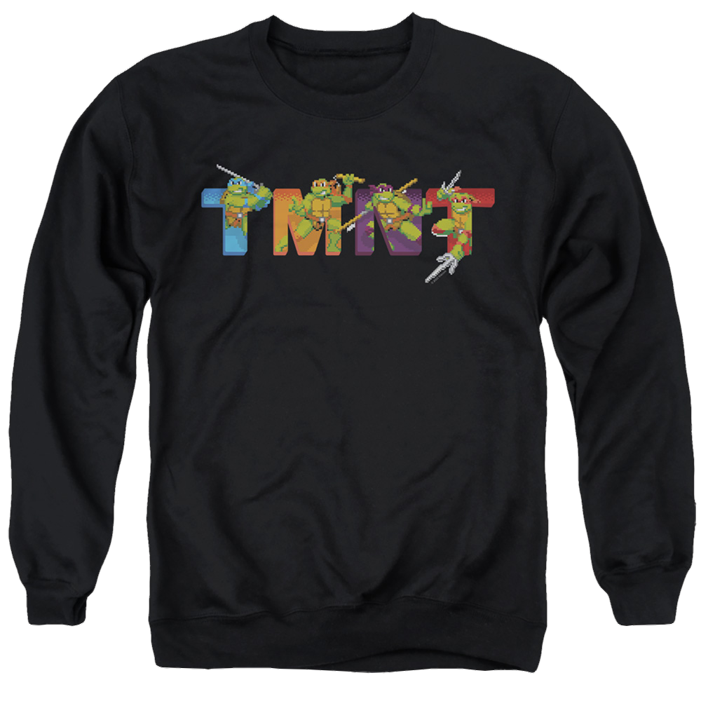 Teenage Mutant Ninja Turtles Arcade Main Screen - Men's Crewneck Sweatshirt Men's Crewneck Sweatshirt Teenage Mutant Ninja Turtles