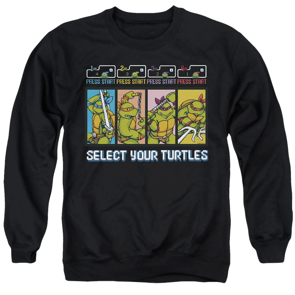 Teenage Mutant Ninja Turtles Select Your Turtles - Men's Crewneck Sweatshirt Men's Crewneck Sweatshirt Teenage Mutant Ninja Turtles