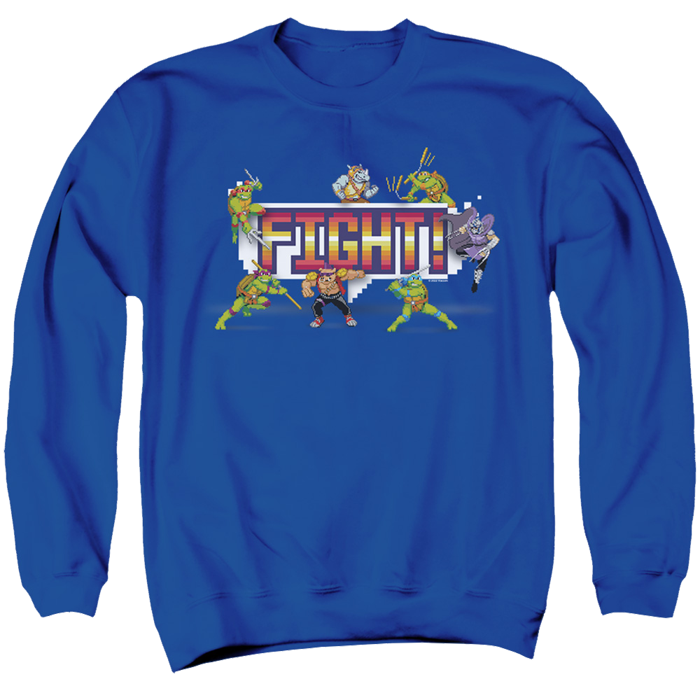 Teenage Mutant Ninja Turtles Arcade Fight - Men's Crewneck Sweatshirt Men's Crewneck Sweatshirt Teenage Mutant Ninja Turtles