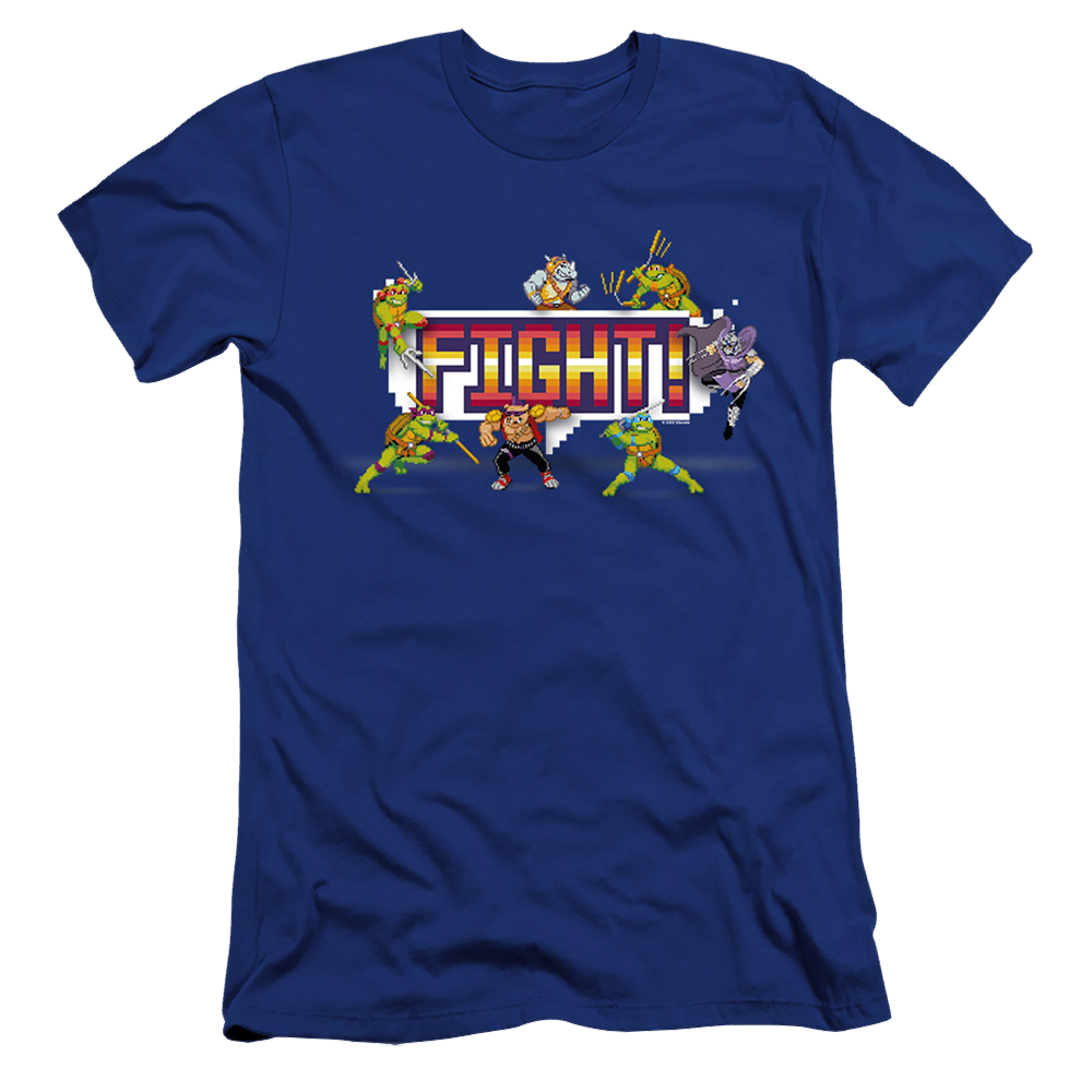 Teenage Mutant Ninja Turtles Arcade Fight - Men's Premium Slim Fit T-Shirt Men's Premium Slim Fit T-Shirt Teenage Mutant Ninja Turtles