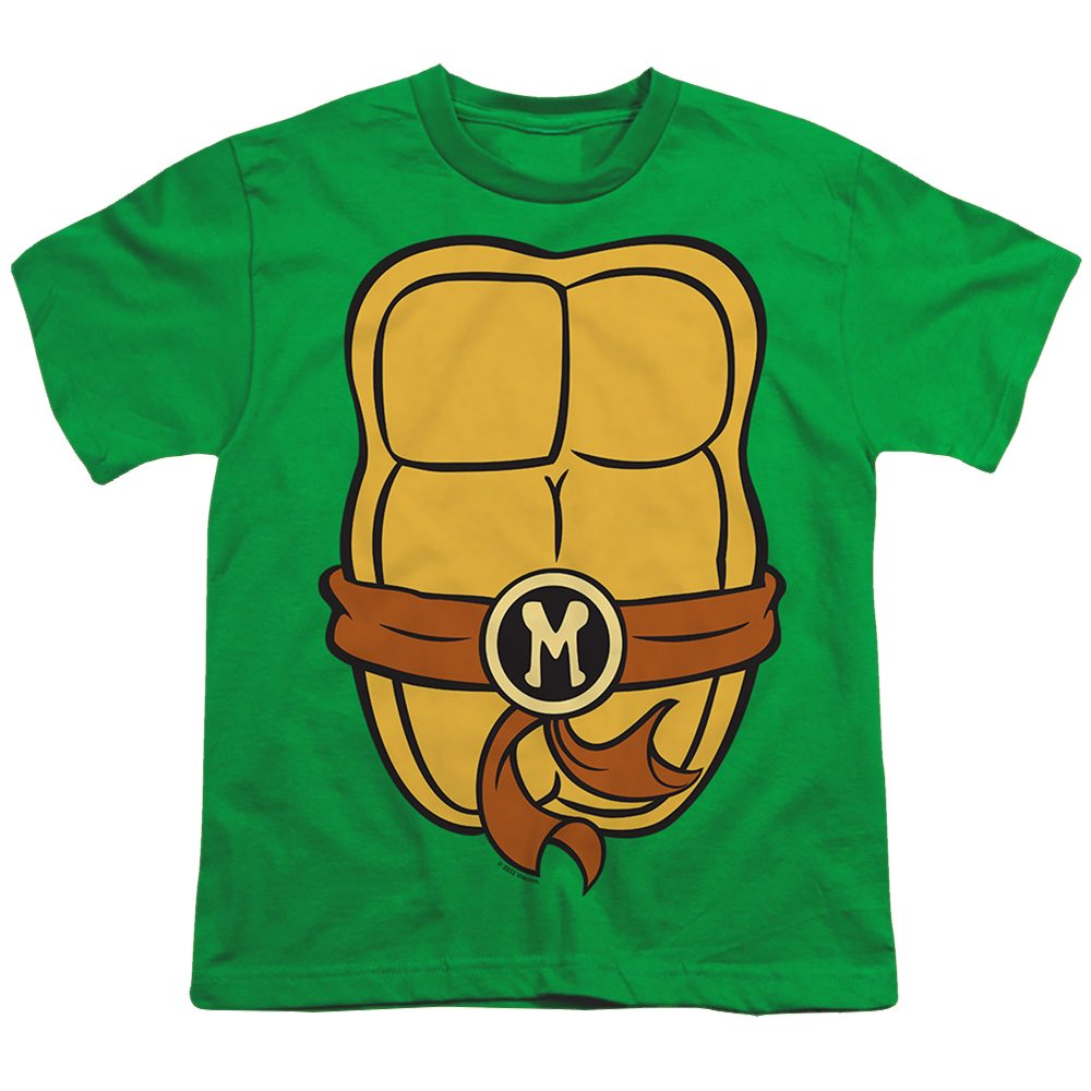 Teenage Mutant Ninja Turtles Michelangelo Chest - Youth T-Shirt Youth T-Shirt (Ages 8-12) Teenage Mutant Ninja Turtles