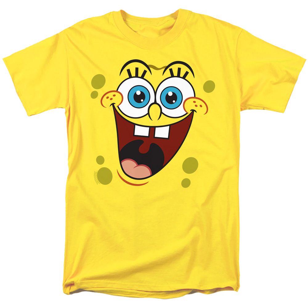 SpongeBob SquarePants Spongebob Surprise Face - Men's Regular Fit T-Shirt Men's Regular Fit T-Shirt SpongeBob SquarePants