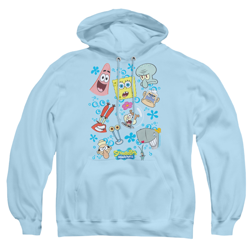SpongeBob SquarePants Character Faces - Pullover Hoodie Pullover Hoodie SpongeBob SquarePants