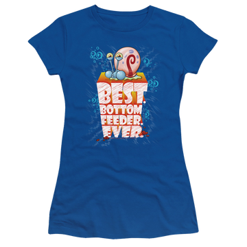 Royal juniors t-shirt with SpongeBob SquarePants Best. Bottom Feed. Ever. graphic