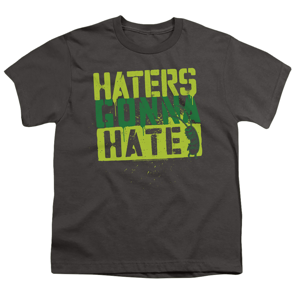 SpongeBob SquarePants Haters Gonna Hate - Youth T-Shirt Youth T-Shirt (Ages 8-12) SpongeBob SquarePants