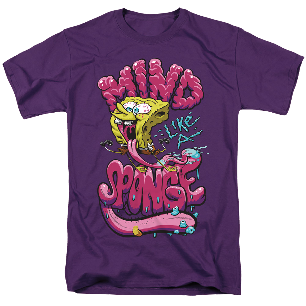 SpongeBob SquarePants Mind Like A Sponge - Men's Regular Fit T-Shirt Men's Regular Fit T-Shirt SpongeBob SquarePants