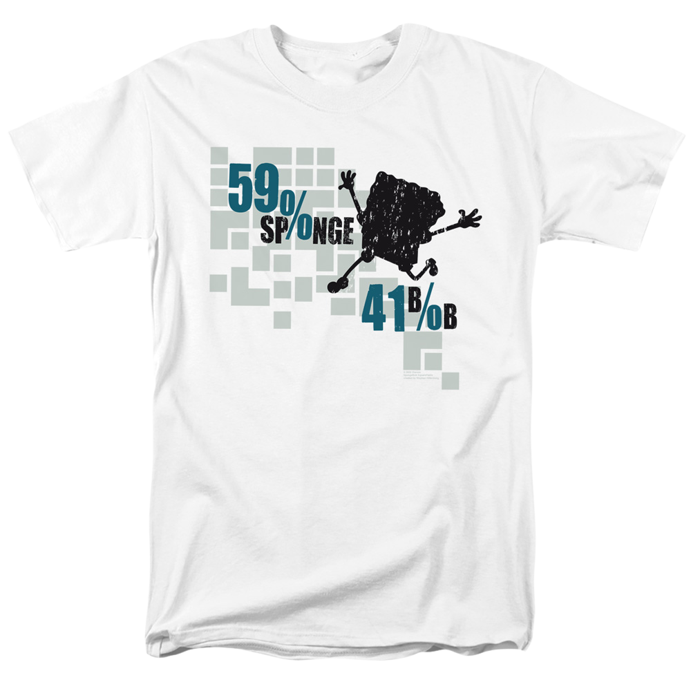 SpongeBob SquarePants 59% Sponge, 41% Bob - Men's Regular Fit T-Shirt Men's Regular Fit T-Shirt SpongeBob SquarePants