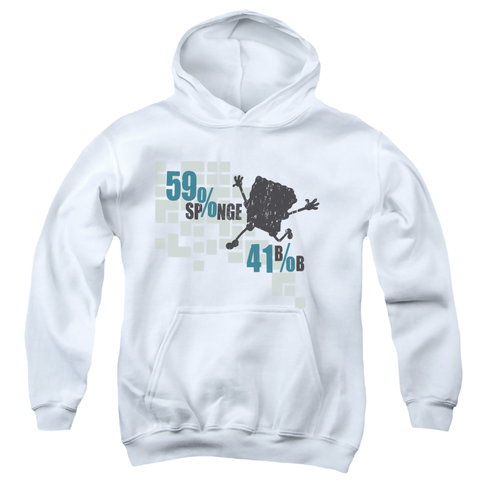 SpongeBob SquarePants 59% Sponge, 41% Bob - Youth Hoodie Youth Hoodie (Ages 8-12) SpongeBob SquarePants