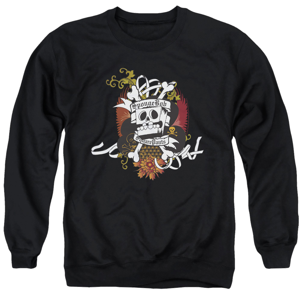 SpongeBob SquarePants Rest In Peace - Men's Crewneck Sweatshirt Men's Crewneck Sweatshirt SpongeBob SquarePants