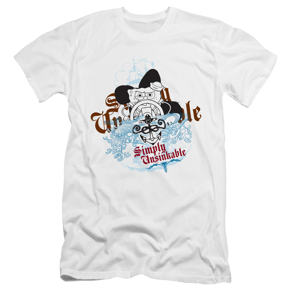 SpongeBob SquarePants Simply Unsinkable - Men's Premium Slim Fit T-Shirt Men's Premium Slim Fit T-Shirt SpongeBob SquarePants