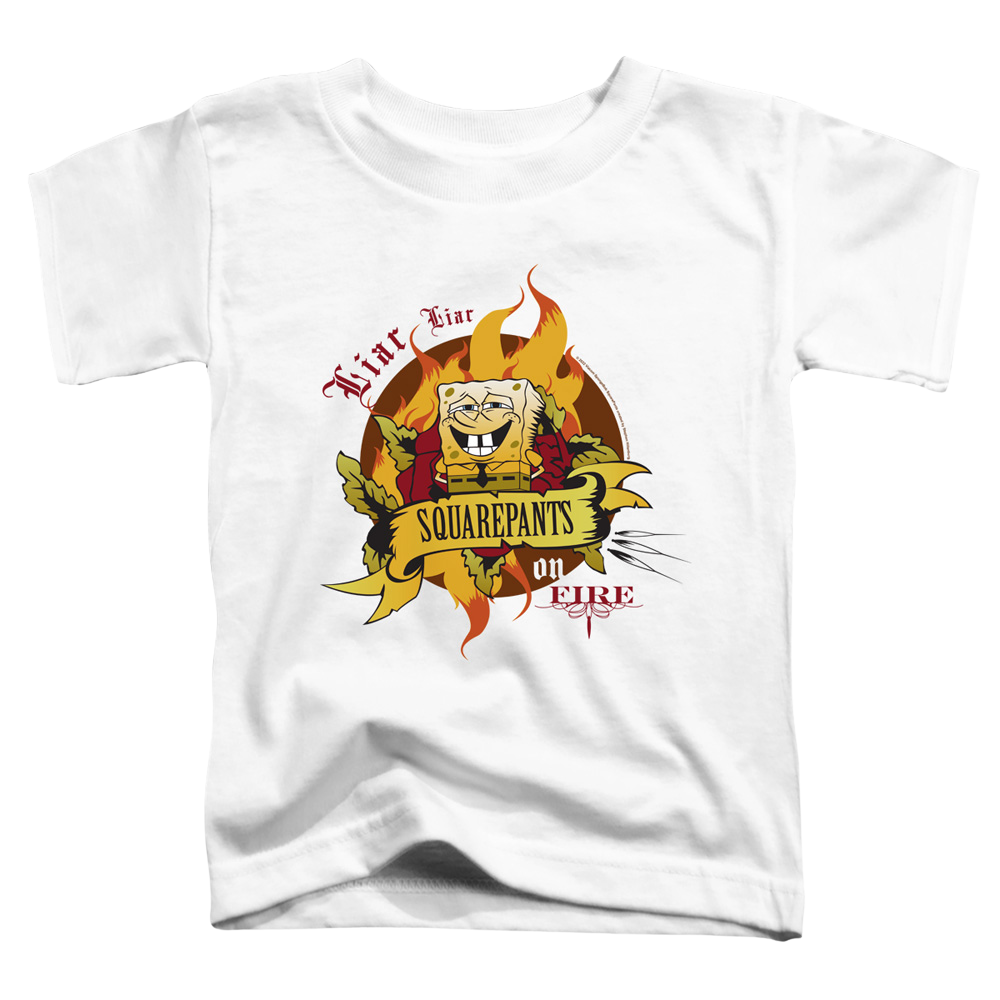 SpongeBob SquarePants Liar Liar Pants On Fire - Toddler T-Shirt Toddler T-Shirt SpongeBob SquarePants