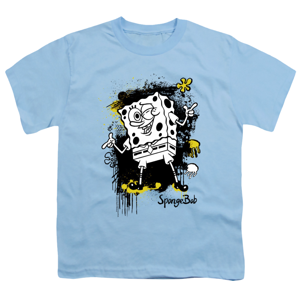 SpongeBob SquarePants Ink Splatter - Youth T-Shirt Youth T-Shirt (Ages 8-12) SpongeBob SquarePants