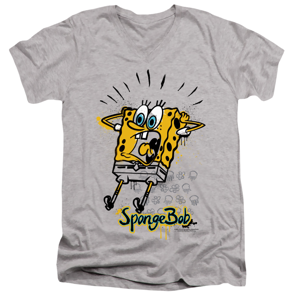 SpongeBob SquarePants Shocking! - Men's V-Neck T-Shirt Men's V-Neck T-Shirt SpongeBob SquarePants