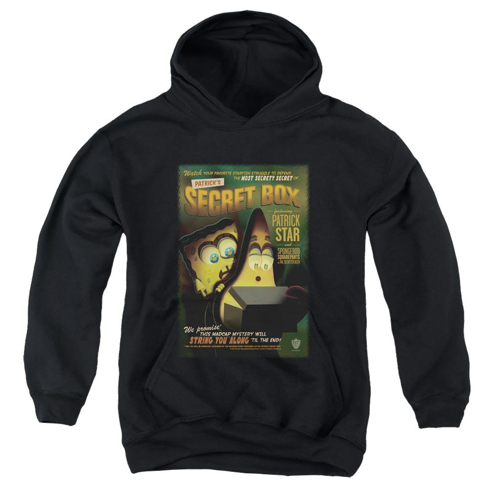 SpongeBob SquarePants Patrick’S Secret Box - Youth Hoodie Youth Hoodie (Ages 8-12) SpongeBob SquarePants