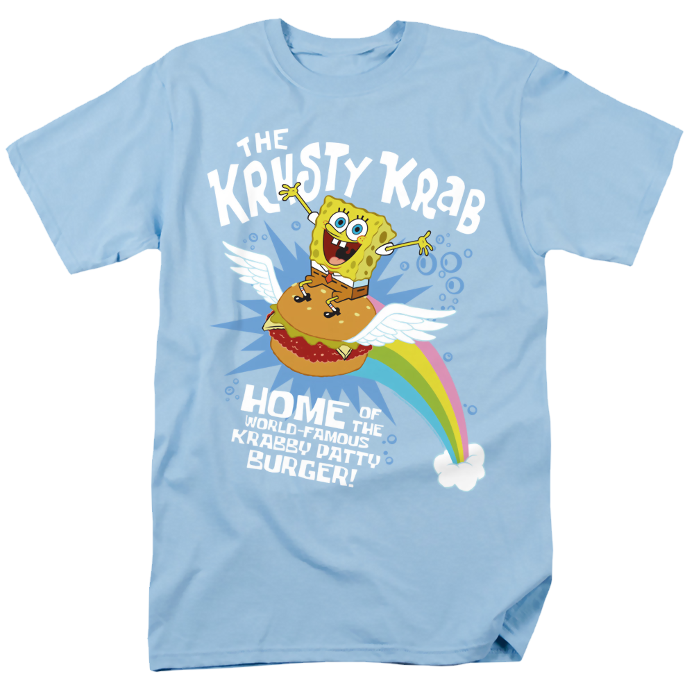 SpongeBob SquarePants Burger Rider - Men's Regular Fit T-Shirt Men's Regular Fit T-Shirt SpongeBob SquarePants