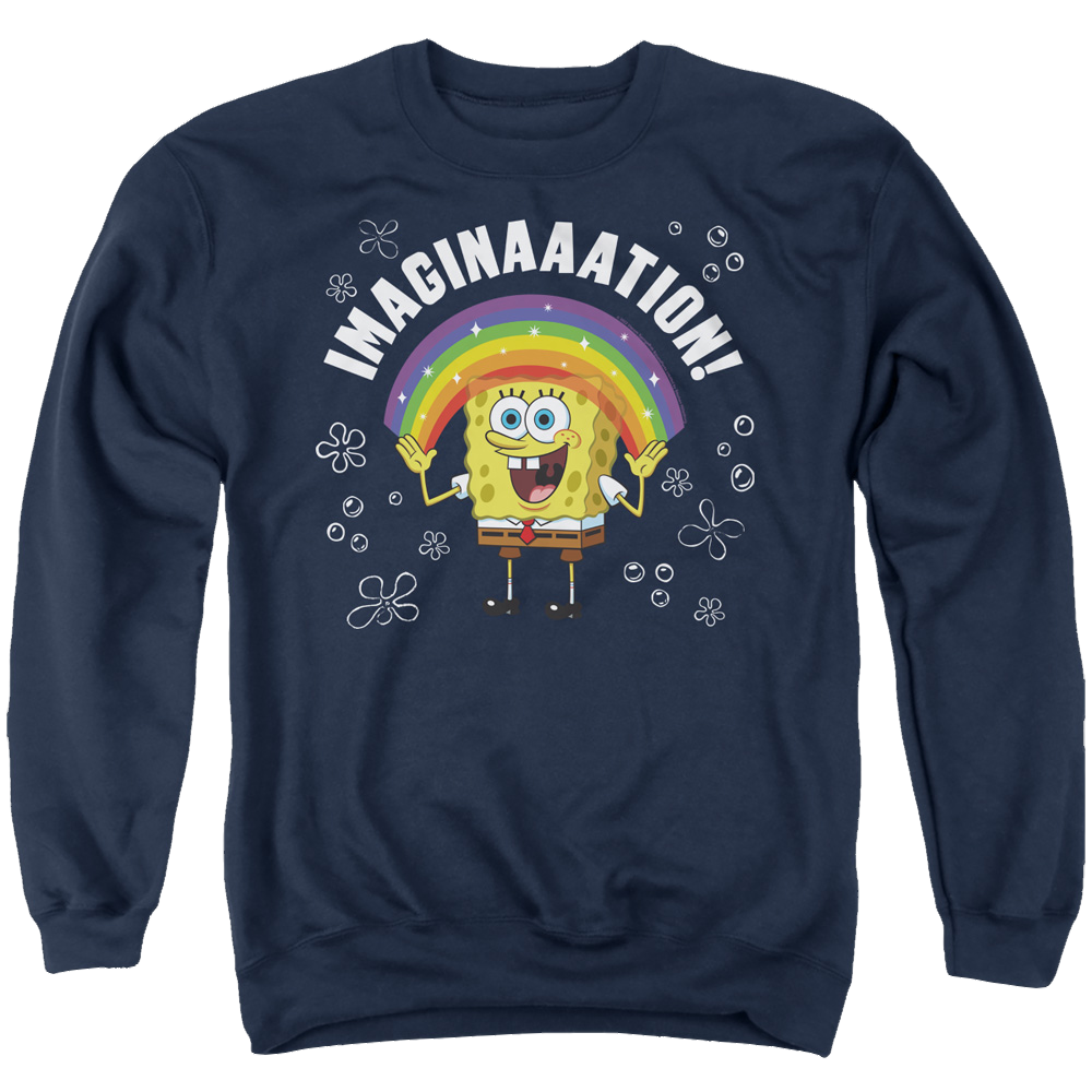 SpongeBob SquarePants Imagination - Men's Crewneck Sweatshirt Men's Crewneck Sweatshirt SpongeBob SquarePants