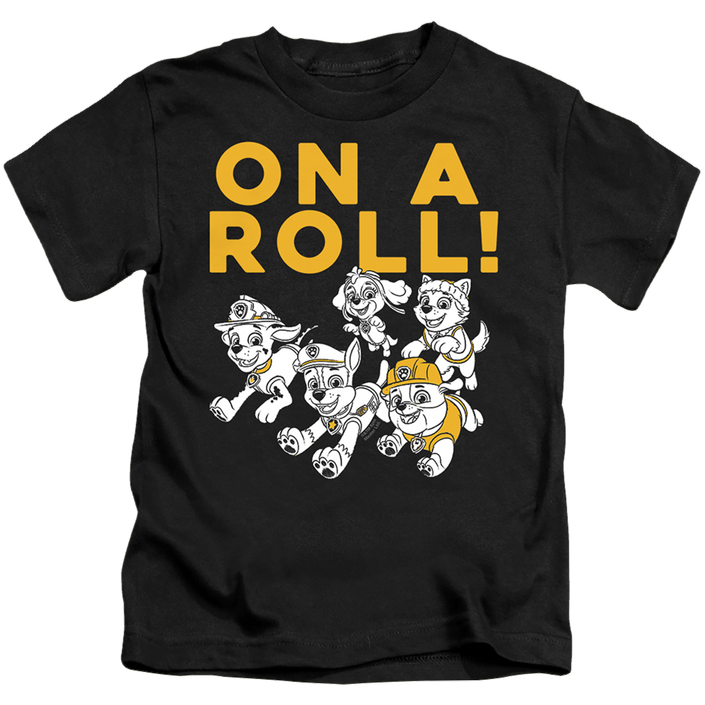 Paw Patrol On A Roll! - Kid's T-Shirt Kid's T-Shirt (Ages 4-7) Paw Patrol