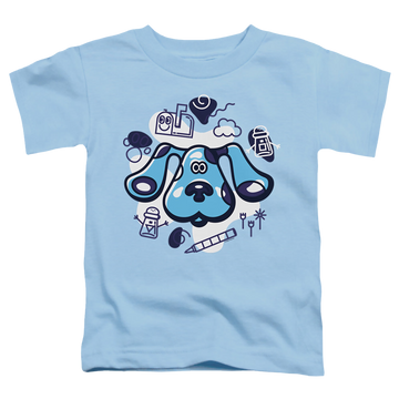 Light blue toddler t-shirt with Blue's Clues And Friends graphic