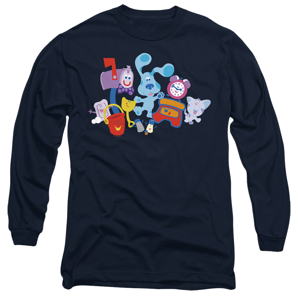 Blue's Clues Friend Party - Men's Long Sleeve T-Shirt Men's Long Sleeve T-Shirt Blue's Clues