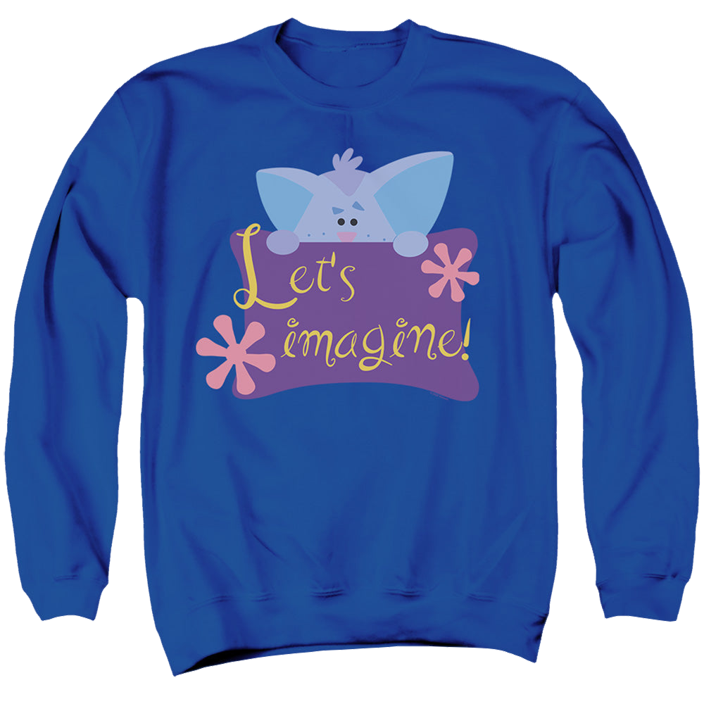 Blue's Clues Let’S Imagine! - Men's Crewneck Sweatshirt Men's Crewneck Sweatshirt Blue's Clues