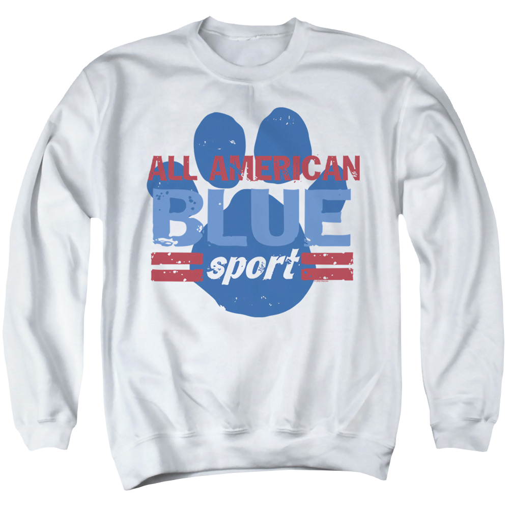 Blue's Clues All American Sport - Men's Crewneck Sweatshirt Men's Crewneck Sweatshirt Blue's Clues