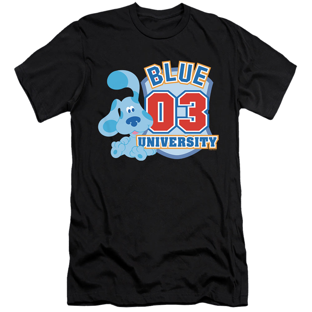 Blue's Clues University - Men's Premium Slim Fit T-Shirt Men's Premium Slim Fit T-Shirt Blue's Clues