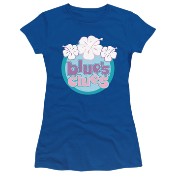 Royal juniors t-shirt with Blue's Clues Hawaiian Flowers graphic