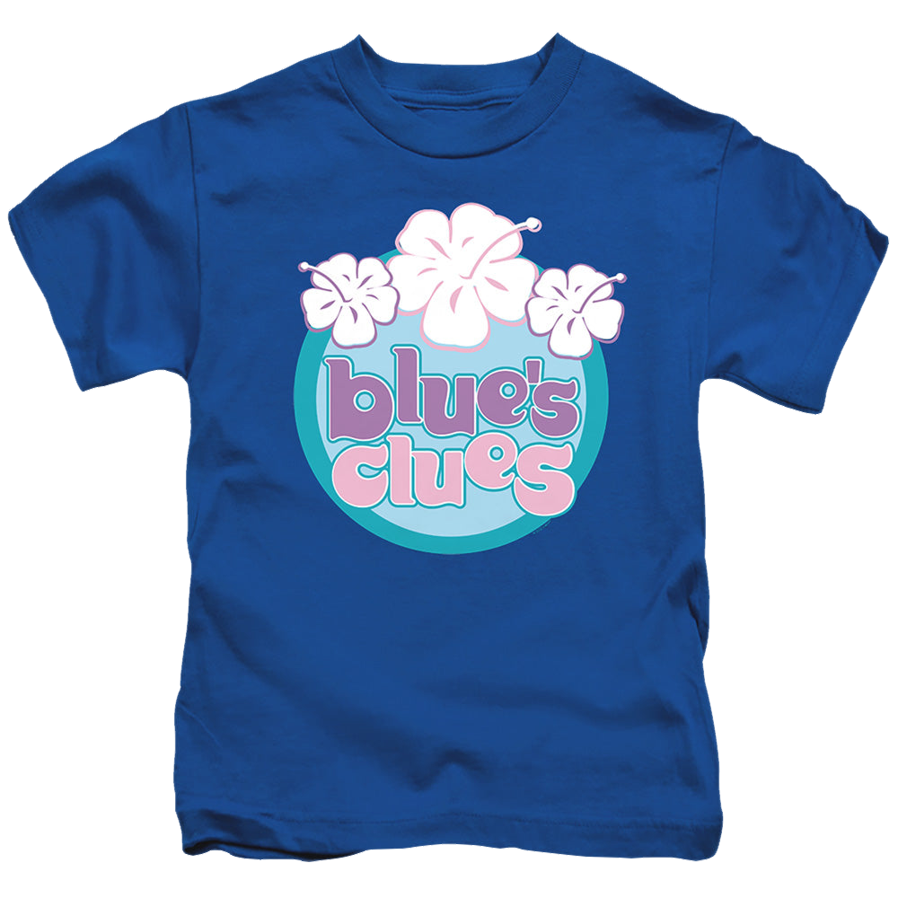 Blue's Clues Hawaiian Flowers - Kid's T-Shirt Kid's T-Shirt (Ages 4-7) Blue's Clues