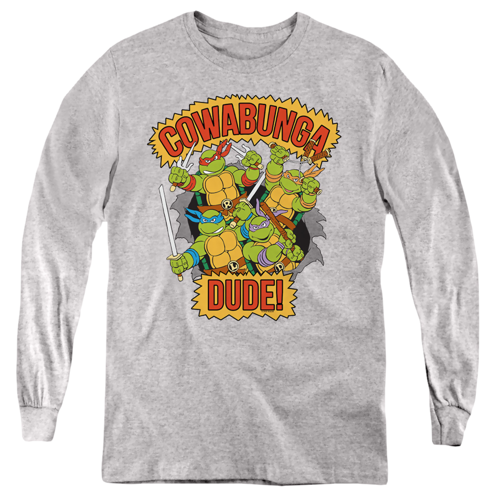 Teenage Mutant Ninja Turtles Cowabunga Dude - Youth Long Sleeve T-Shirt Youth Long Sleeve T-Shirt Teenage Mutant Ninja Turtles