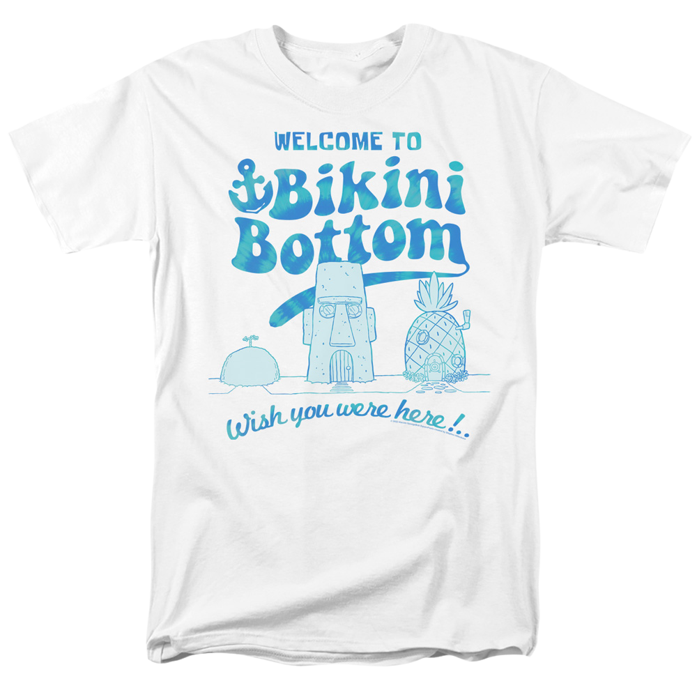 SpongeBob SquarePants Bikini Bottom Welcome - Men's Regular Fit T-Shirt Men's Regular Fit T-Shirt SpongeBob SquarePants